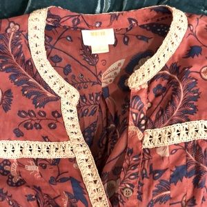Anthropology lightweight tunic by Maeve